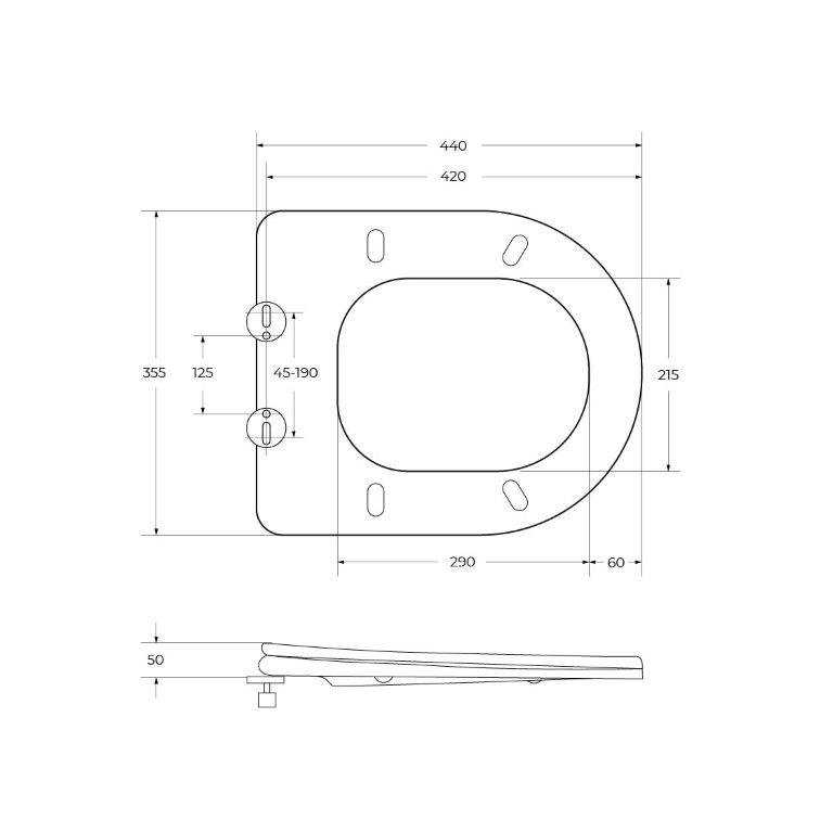 Компакт BelBagno STEAM BB130CPR/BB130SC безободковый с сиденьем soft close