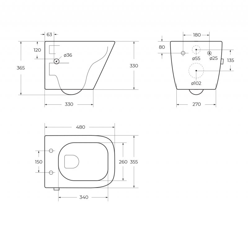 Унитаз подвесной BelBagno DUE BB3103CHR-BS/SC б/одковый с биде и смесителем + сиденье soft close