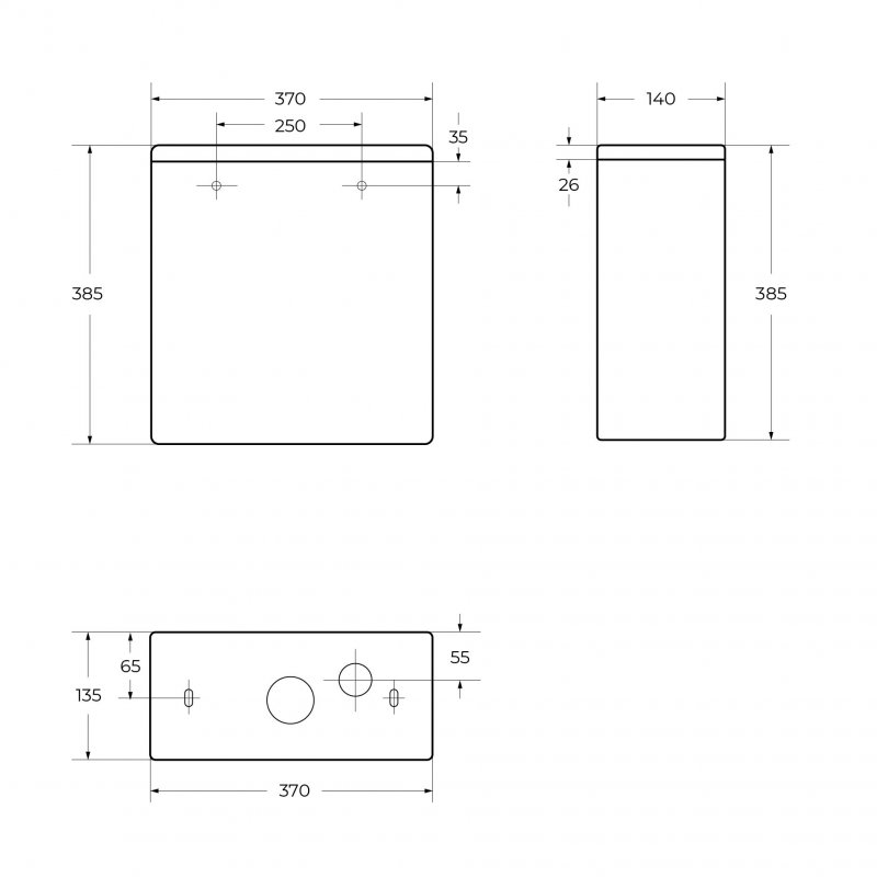 Компакт BelBagno LOUNGE BB045CPR/BB045/051SC безободковый с сиденьем soft close