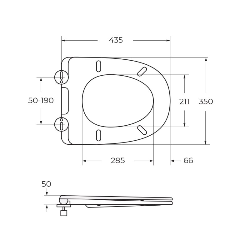 Компакт BelBagno LOUNGE BB045CPR/BB045/051SC безободковый с сиденьем soft close