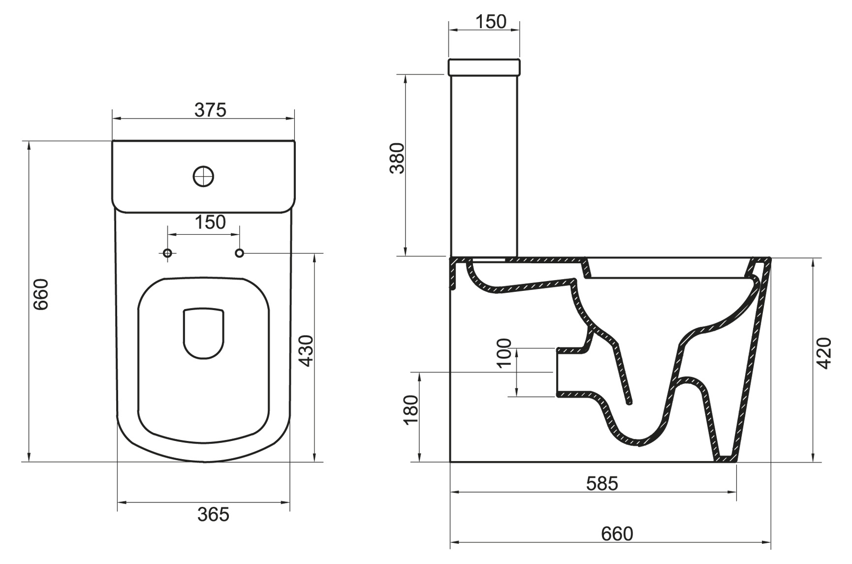 Компакт BelBagno ALBANO BB120CPR/SC безободковый с сиденьем soft close