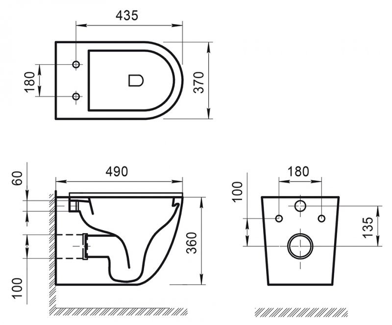 Унитаз подвесной BelBagno SFERA-TOR BB046CH-TORNADO б/обод. (сиденье 100033, 109361, 103940)